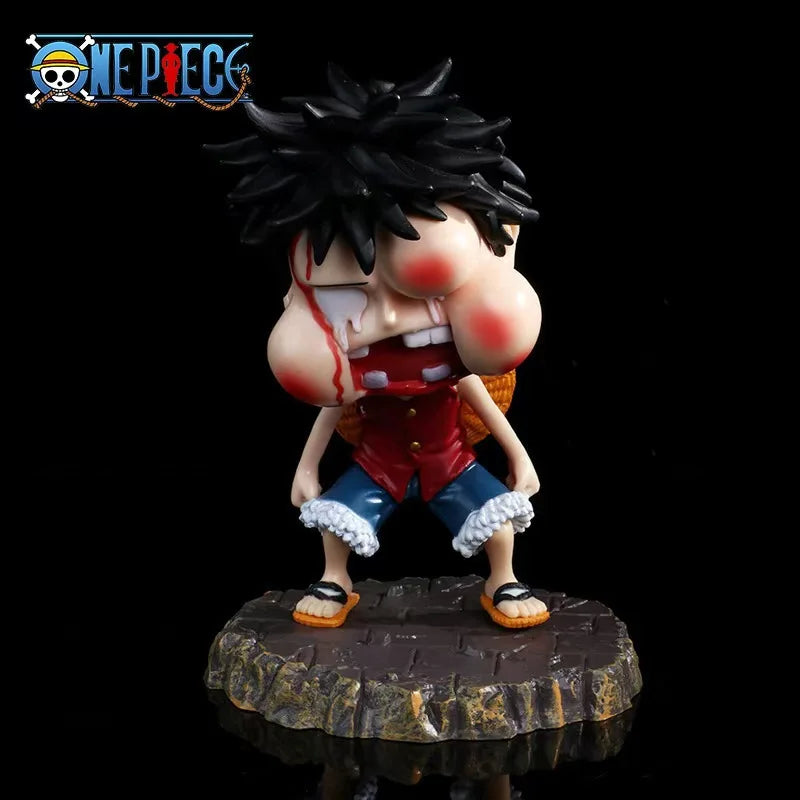 Luffy espancado 12cm - Universo Mangá