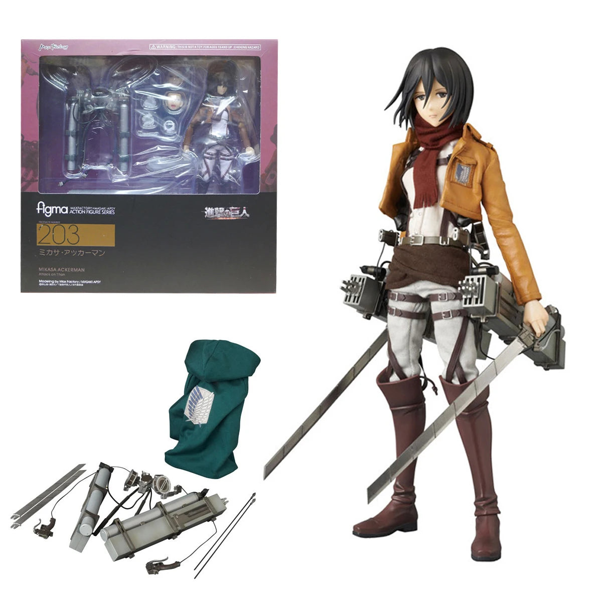 Mikasa·Ackerman 19cm - Universo Mangá