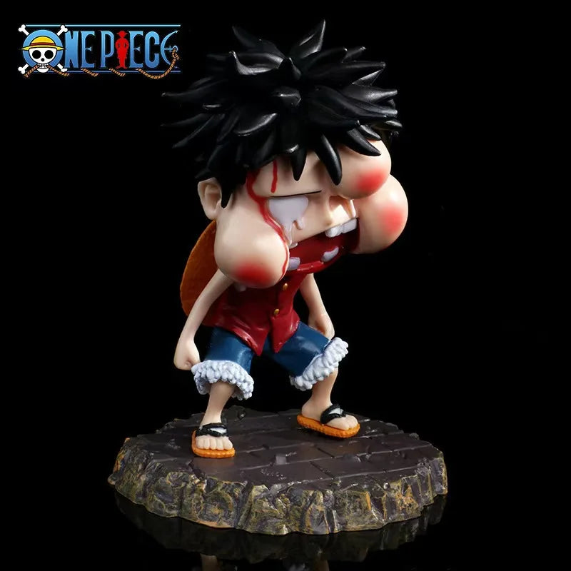 Luffy espancado 12cm - Universo Mangá