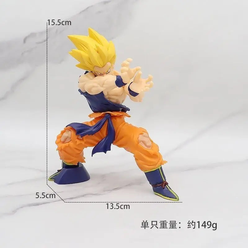 Goku SSY Kamehameha 16cm - Universo Mangá